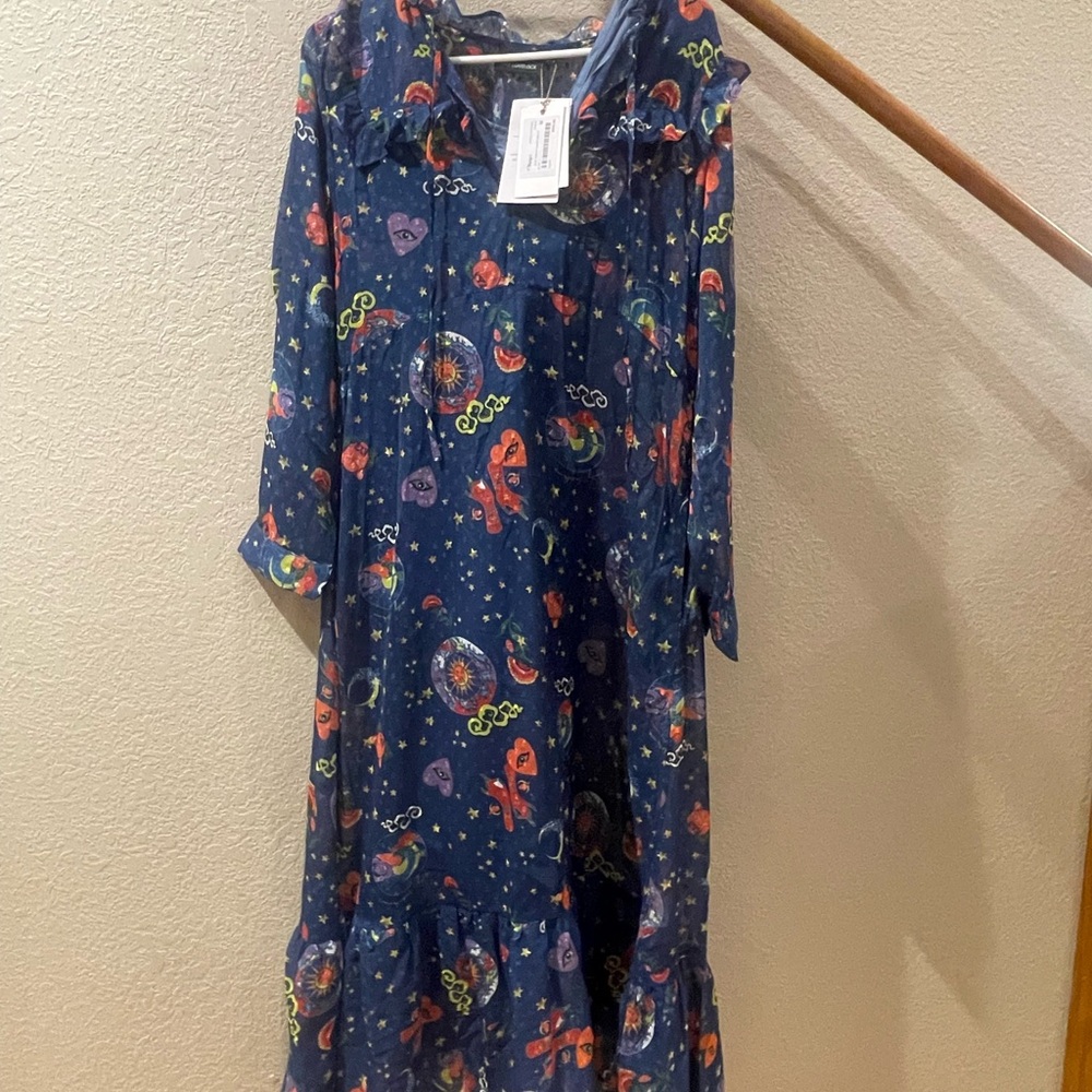 Emily Lovelock Colorful Patterned Dress